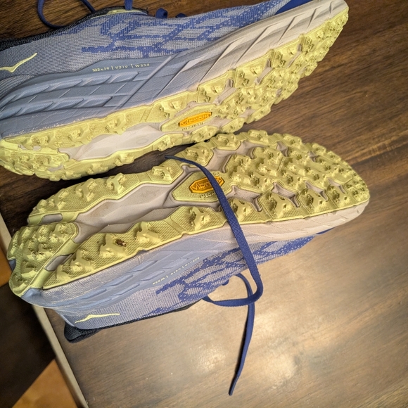 Hoka Blue and Yellow Sneakers - Picture 2 of 3